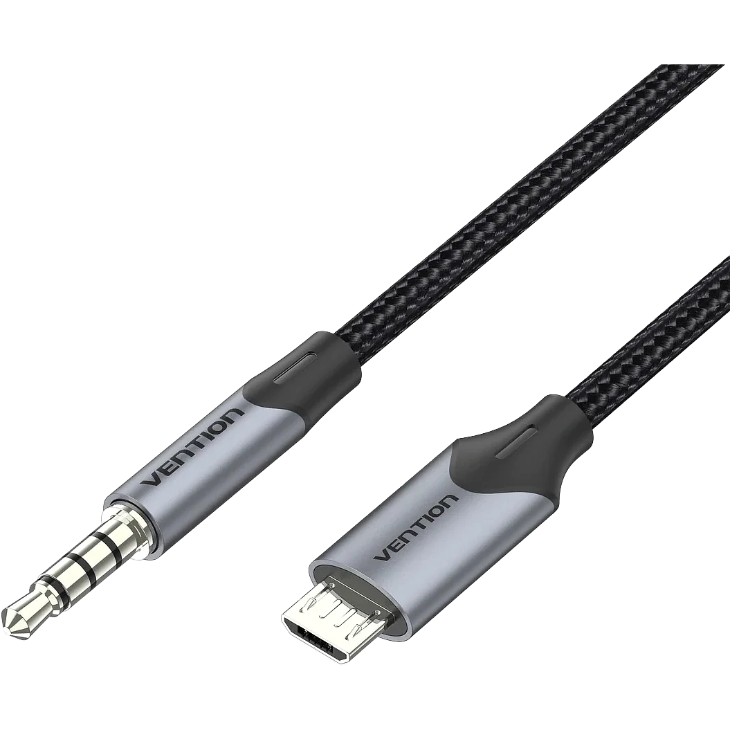Кабель Vention USB Micro B M/ Jack 3,5 mm M - 1.5 м (BDGBG)