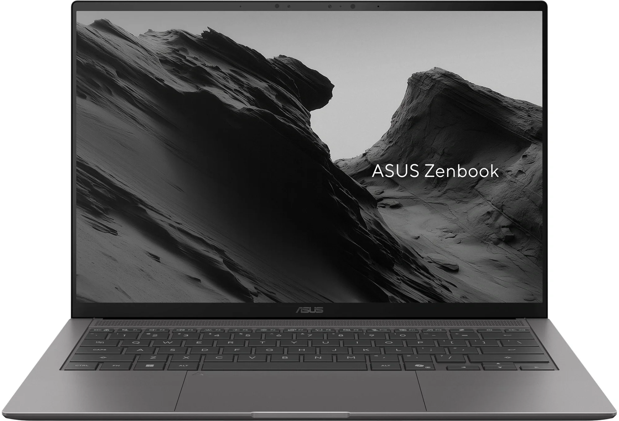 Ноутбук ASUS UX5406AA-SW076W 14"(2880x1800 OLED 16:10)/ Intel Ultra 9 386H(2.1Ghz)/ 32768Mb/ 1024SSDGb/ noDVD/ Int:Intel Graphics/ Cam/ BT/ WiFi/ 77WHr/ war 1y/ 1.2kg/ Antrim Gray/ Win11Home + алюм корп; +чехол (90NB16Q6-M00CY0)