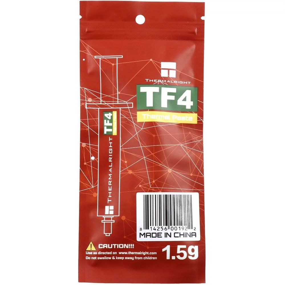 Термопаста Thermal Grease Thermalright TF4 1.5g / bag (814256001489)