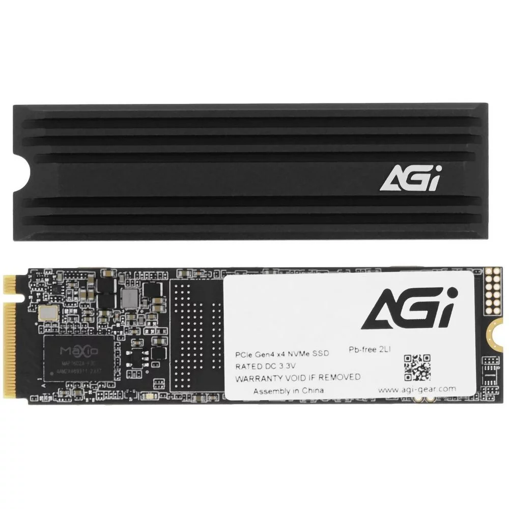 Твердотельный накопитель SSD AGI AI828 PCIe Gen.4 2TB RETAIL-Color Box (AGI2T0G44AI828-CB)