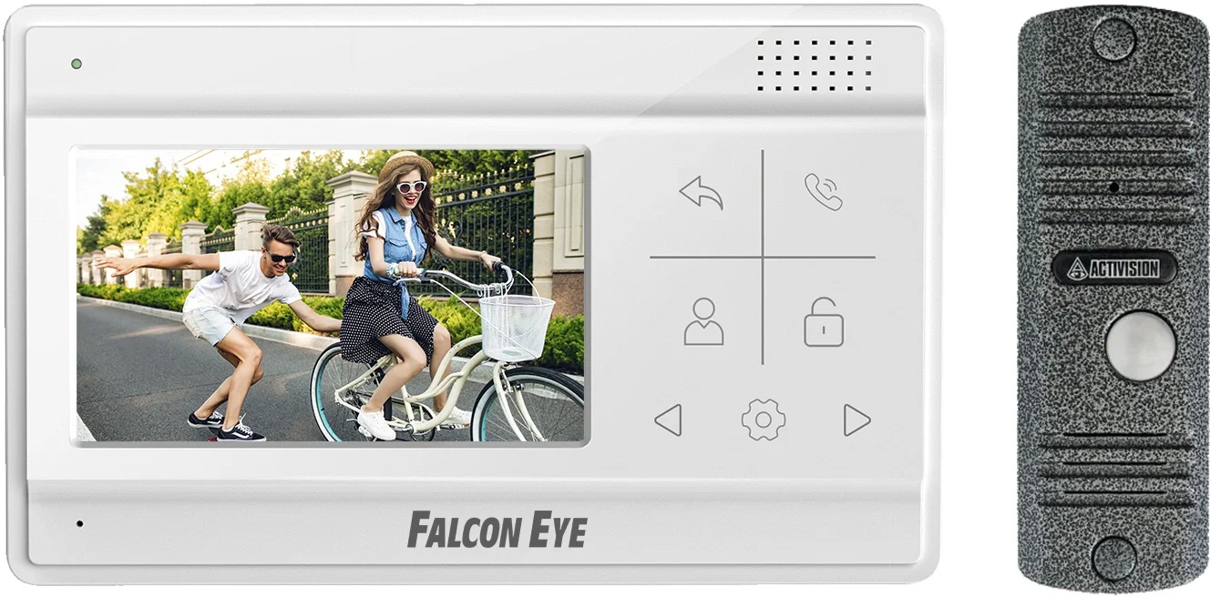 Комплект домофона Falcon Eye Vela + AVC-305 PAL серый (00-00294523)