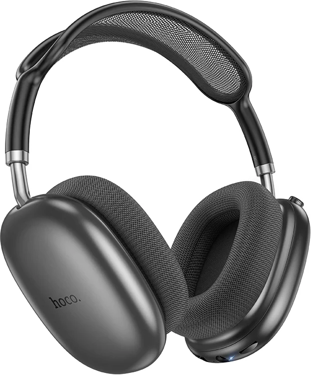 Гарнитура мониторные Hoco W55 1.2м т.серый беспроводные bluetooth оголовье (32683)