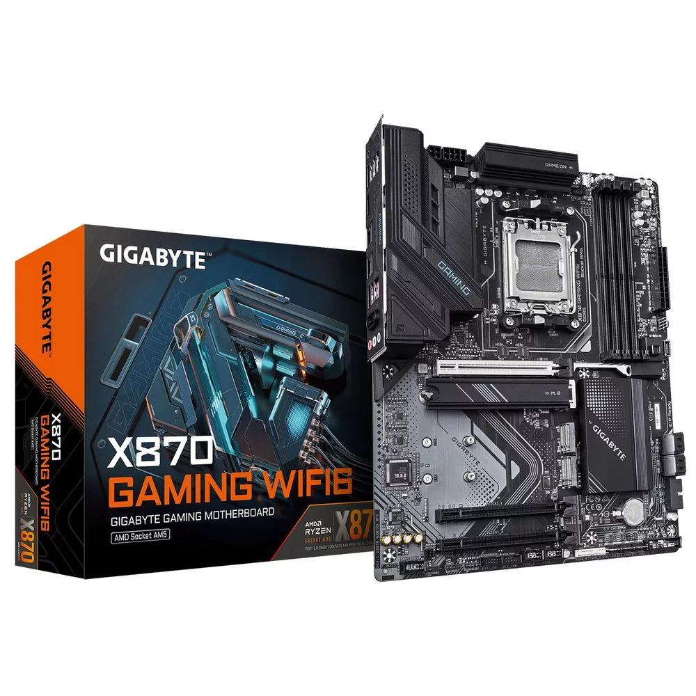 Материнская плата/ X870 GAMING WIFI6, Socket AM5, AMD X870, 4xDDR5-5200, HDMI, 3xPCI-Ex16, 4xSATA3(RAID 0/1/10), 3xM.2, 8 Ch Audio, 1x2,5GLan, WIFI, (4+4)xUSB2.0, (4+2)xUSB3.2, (2+1)xUSB Type-C™, ATX, RTL
