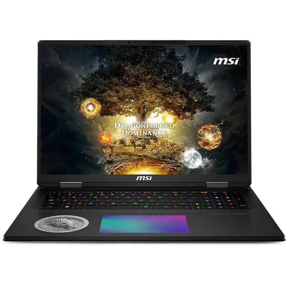 Ноутбук MSI Titan 18 HX Dragon Edition Norse Myth A2XWJG-205RU Intel Core Ultra 9 275HX/64Gb/SSD2Tb/RTX 5090 24Gb/18"/IPS/UHD+/120Hz/MiniLED/Win11/Core Black (9S7-1824A5-205)