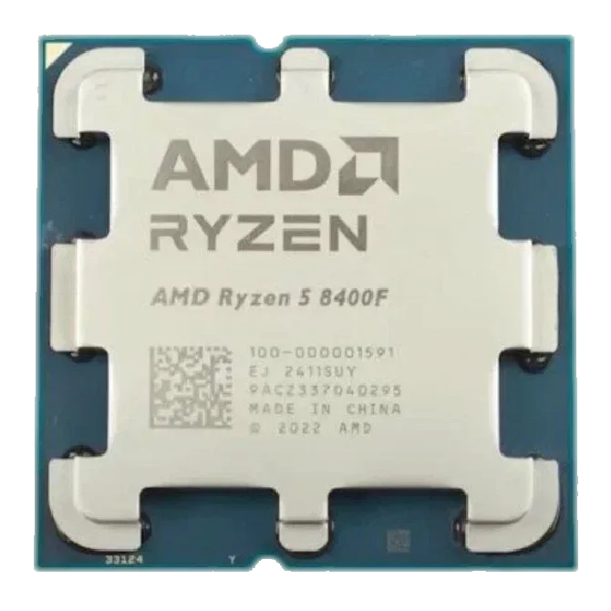 Процессор/ CPU AM5 AMD Ryzen 5 8400F (Phoenix, 6C/12T, 4.2/4.7 GHz, 16MB, 65W) OEM (100-000001591)
