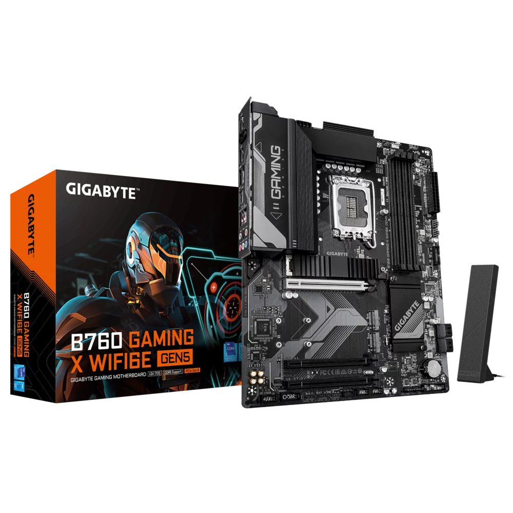Материнская плата Gigabyte B760 GAMING X WIFI6E GEN5, RTL