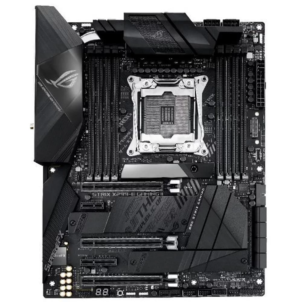 Материнская плата ASUS ROG STRIX X299-E GAMING II LGA2066 ATX 8xDDR4 3xPCIEx16 PCIEx4 PCIEx1 3xM.2 GLAN 2.5GLAN WIFI RTL (90MB11A0-M0EAY0)