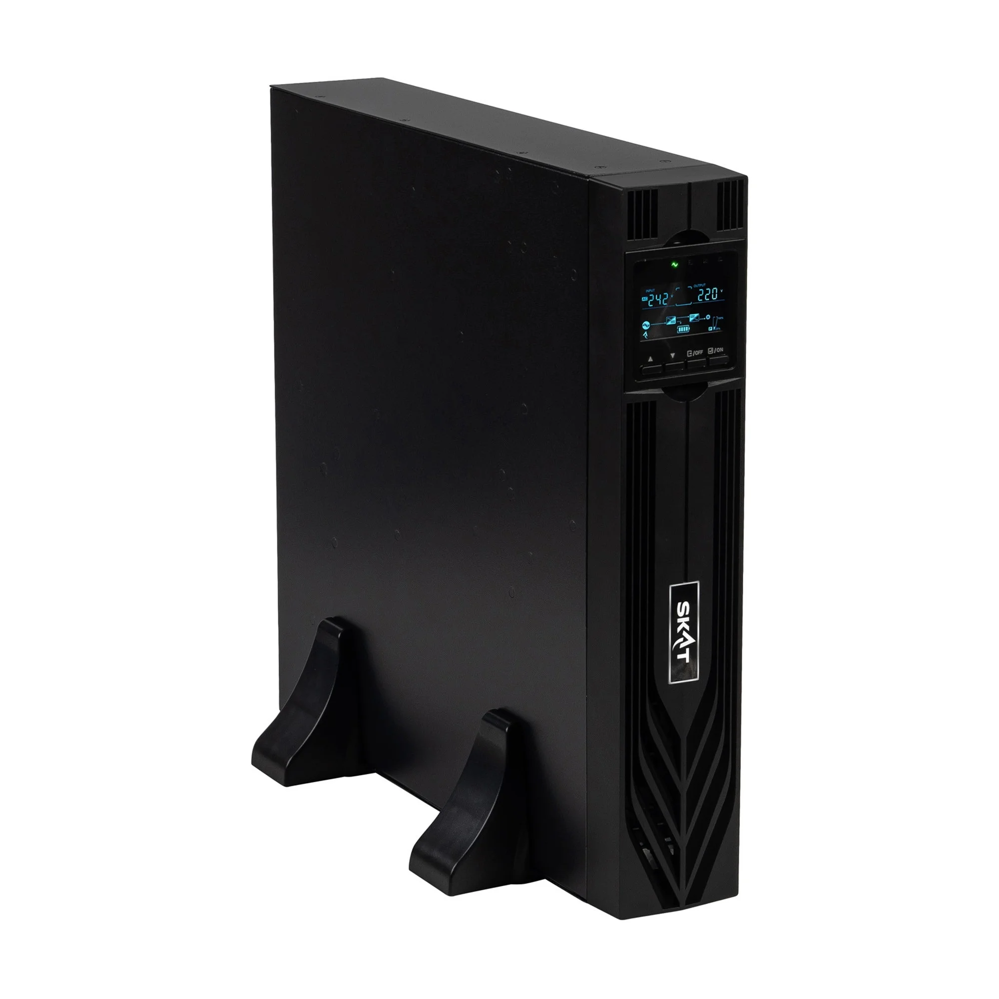 ИБП Бастион SKAT-UPS 2000-RACK-ON-4X9-E P3 {Online, синус, 2000ВА/ 2000 Вт, стойка/ на пол, 8xC13, встр. АКБ 48В (4x9 Ач),, SNMP/ USB/ RS-232/ EPO, доп блок до 4 шт SKAT BC 48/ 18S3, МПТ} (8769) (8769 SKAT-UPS 2000-RACK-ON-4X9-E P3)