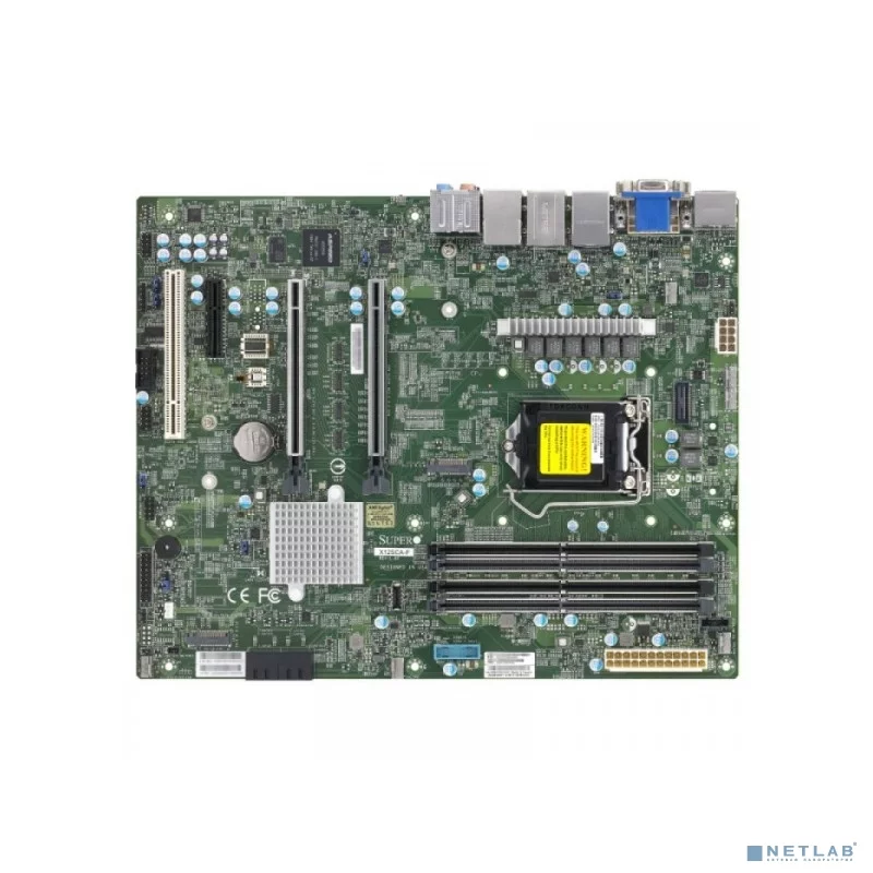 Системная плата/ MBD-X12SCA-F-O (X12SCA-F, Intel W480 Chipset, support Intel Comet lake-S, 1 LGA-1200, 4 UDIMM, 1 PCIe 3.0 x4, 2 PCIe 3.0 x16 slots (16/NA or 8/8), M.2 2 PCIe 3.0 x4, RAID 0 & 1 2280/22110) (MBD-X12SCA-F-B)