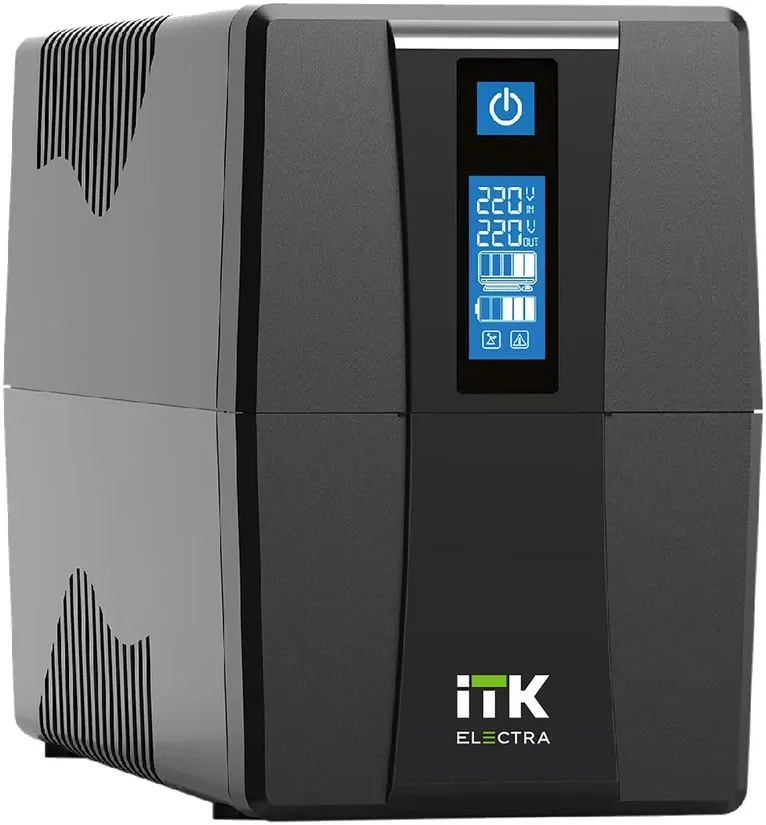 Источник бесперебойного питания ITK Electra EET-1000VA-1-001-S 600Вт 1000ВА черный