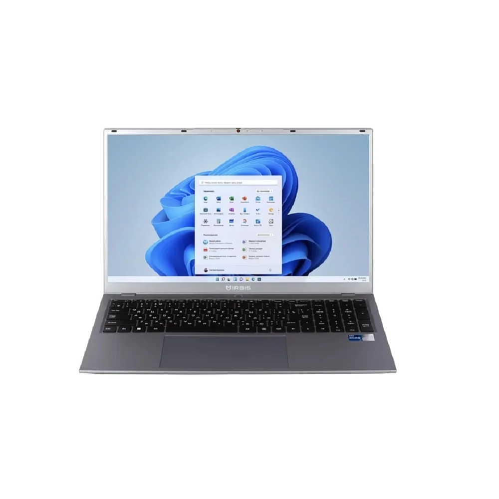 Ноутбук IRBIS 17.3" FHD (1920x1080) IPS 300cd,Core i5-1250P,16Gb LPDDR5, 512Gb SSD,Wi-Fi 6+BT 5,76Wh,Kbd Backlit,FPS,TPM 2.0,2.2kg,Grey,1y warranty,noOS (17NBP4503_G3P)
