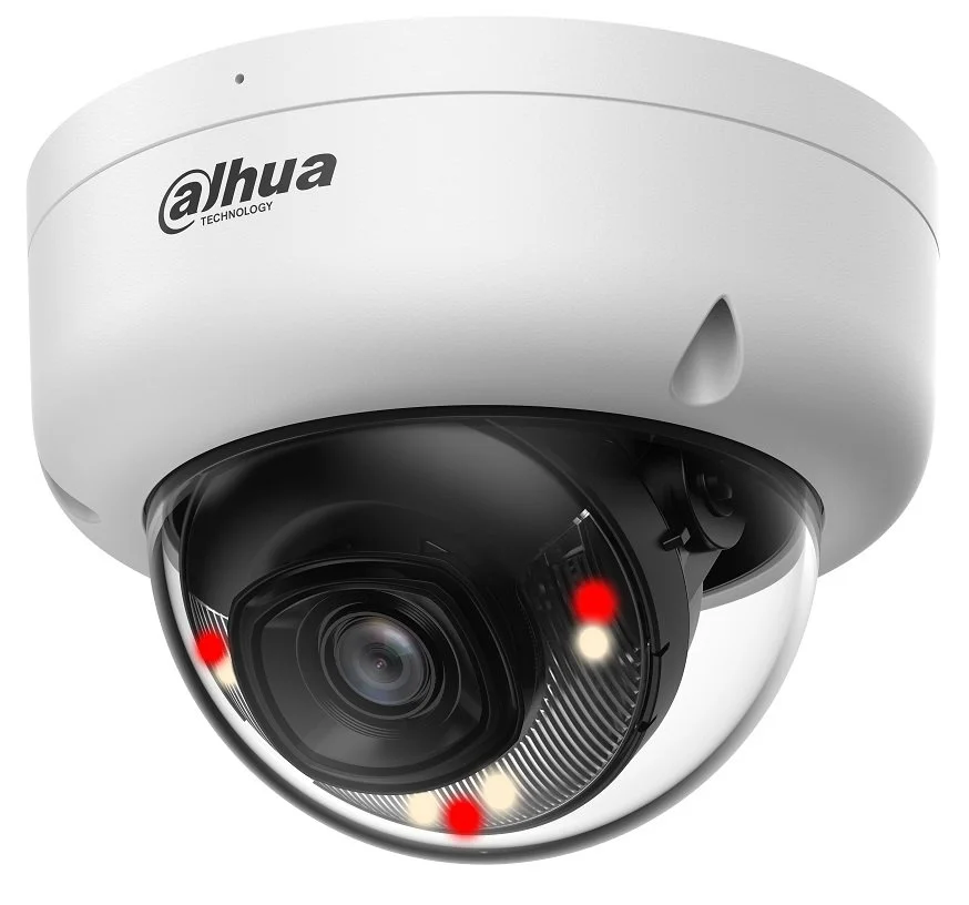 DAHUA DH-IPC-HDBW1239E1P-A-IL-0280B-S6 Уличная купольная IP-видеокамера 2Мп, 1/2.8” CMOS, объектив 2.8мм, ИК 30м,LED 30м, IP67, IK08, металл
