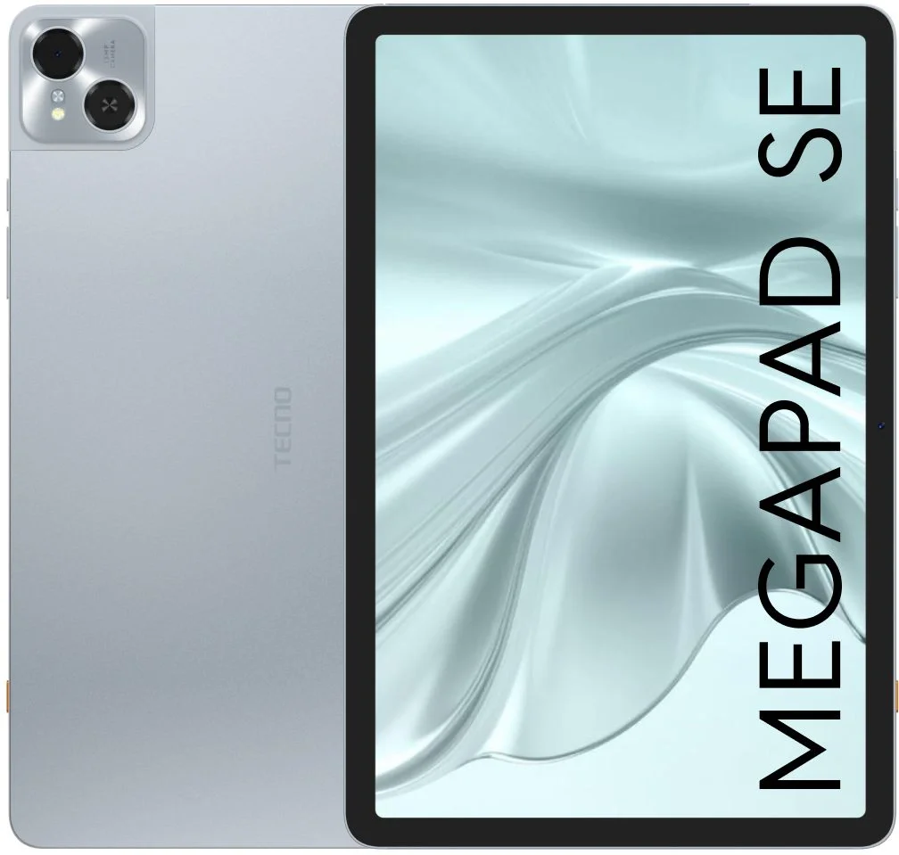Планшет Tecno MegaPad 11 SE T1102W 685 (2.8) 8C RAM4Gb ROM128Gb 10.95" IPS 1920x1200 Android 15 голубой 8Mpix 5Mpix BT WiFi microSD 1Tb 8000mAh 1776hrs (T1102W 4+128 ICE BLUE)