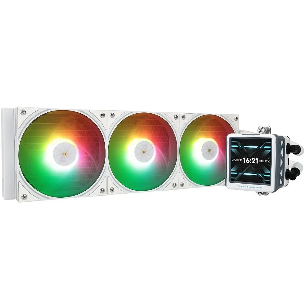 Thermalright Система водяного охлаждения Frozen Warframe 360 Ultra ARGB Black / 3x120mm ARGB PWM Fans / TRFW360UAB