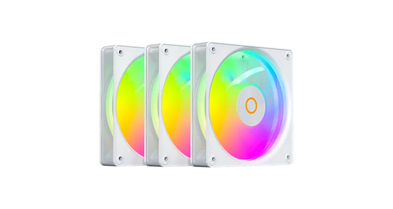 Вентилятор для корпуса Ocypus Gamma F12 Elite WH ARGB REVERSE BLADE 3 IN 1, 120x120x25mm, 4-PIN PWM, 600-1800 RPM, 26 DBA MAX, HYDRO BEARING (GAMMA F12 ELITE WH ARGB REV. BLADE 3IN1)