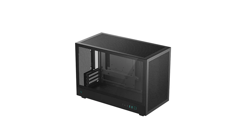 корпус Deepcool CH260 без БП, боковое окно (закаленное стекло), черный, MICRO ATX/MINI-ITX (R-CH260-BKNGM0-G-1)