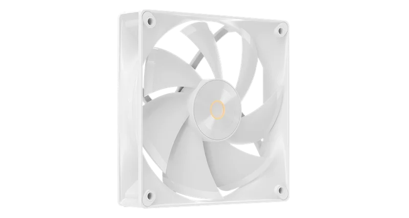 Вентилятор для корпуса Ocypus Delta F12 WH, 120x120x25mm, 4-PIN PWM, 500-2000 RPM, 29 DBA MAX, HYDRO BEARING