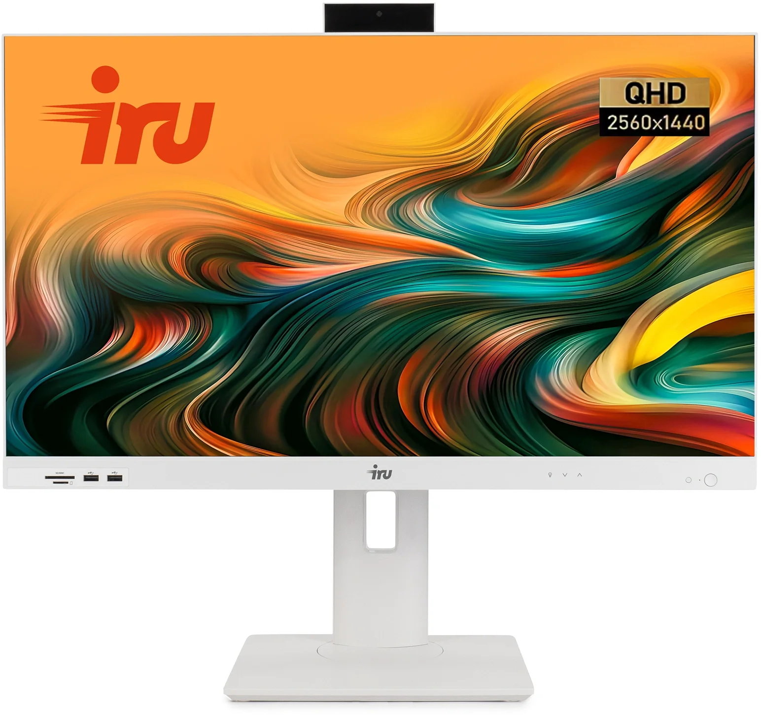 Моноблок IRU Strato 27IW 27" QHD i5 1235U (1.3) 16Gb SSD512Gb UHDG CR без ОС WiFi BT 65W Cam белый 2560x1440 (RUS) (2180898)