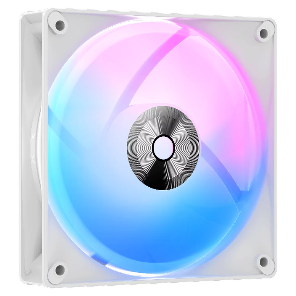Вентилятор в корпус ID-Cooling Fan Ocypus Delta F12 WH ARGB LED / White / PWM (DELTA-F12-WH1AM00X-GL)