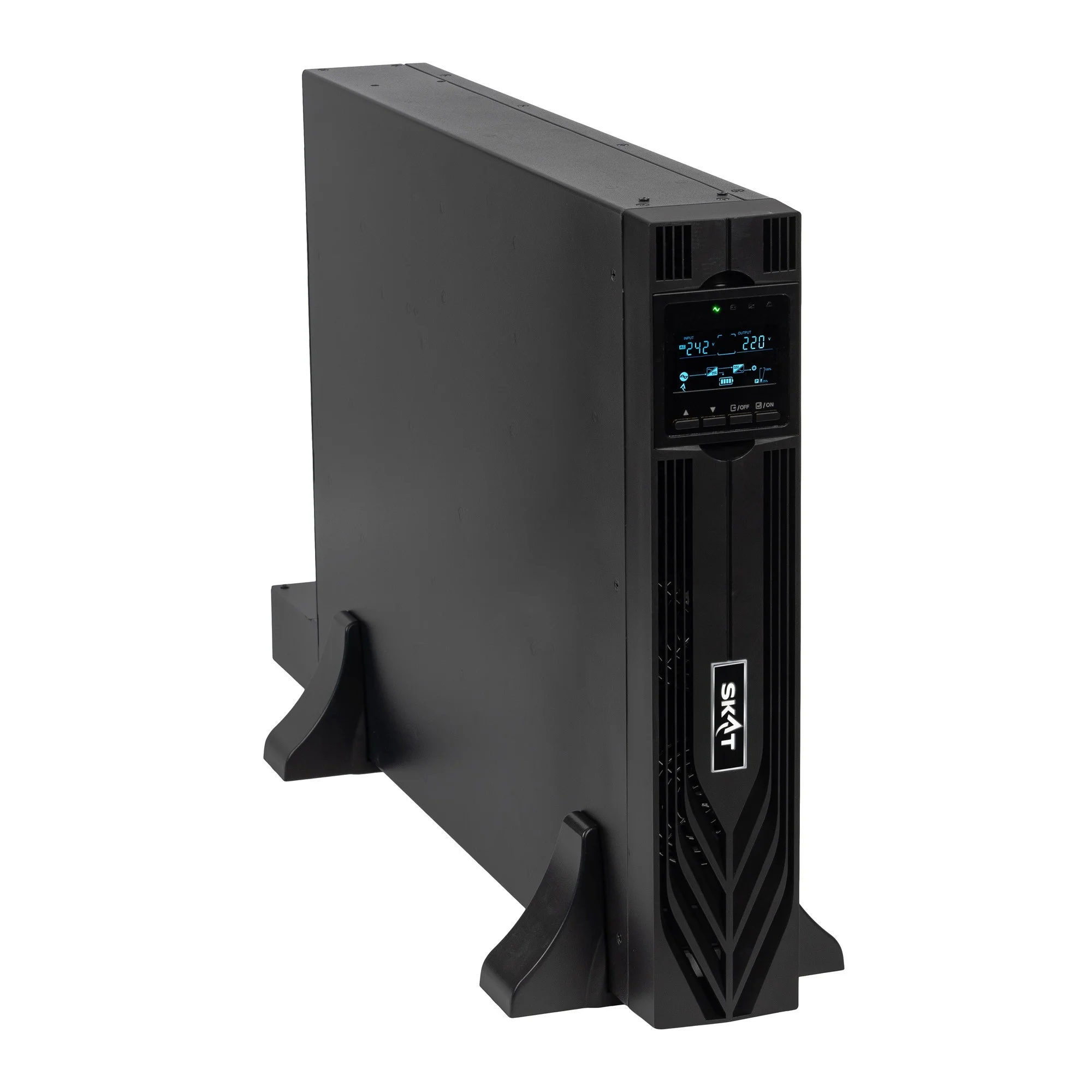 ИБП Бастион SKAT-UPS 6000-RACK-ON P3 {Online, синус, 6000ВА/ 6000 Вт, стойка/ на пол, 2xC19 + 3xC13, внеш. АКБ 16-20 шт 40-250Ач, или SKAT ВС 192/ 18 или 240/ 18 RACK SNMP/ USB/ RS-232/ EPO, МПТ} (8776) (8776 SKAT-UPS 6000-RACK-ON P3)