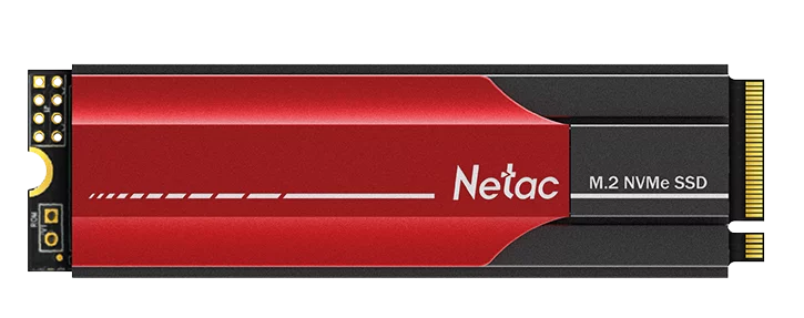 Netac SSD N950E Pro 1TB PCIe 3 x4 M.2 2280 NVMe 3D NAND, R/ W up to 3350/ 2800MB/ s, TBW 800TB, 1024MB DRAM buffer, with heat sink, 5y wty (NT01N950E-001T-E4X)
