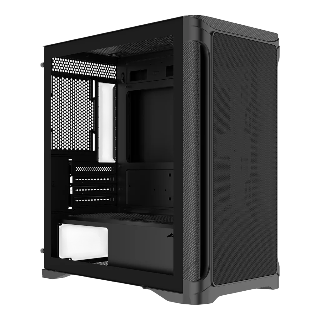 Корпус Компьютер без блока питания/ Case SAMA S31E Black, Midi-Tower, TG, no fans, 2xUSB 3.0 + 1xUSB 3.2 Type-C, mATX, mITX Black (S31E-BKMMA0X1-GL)