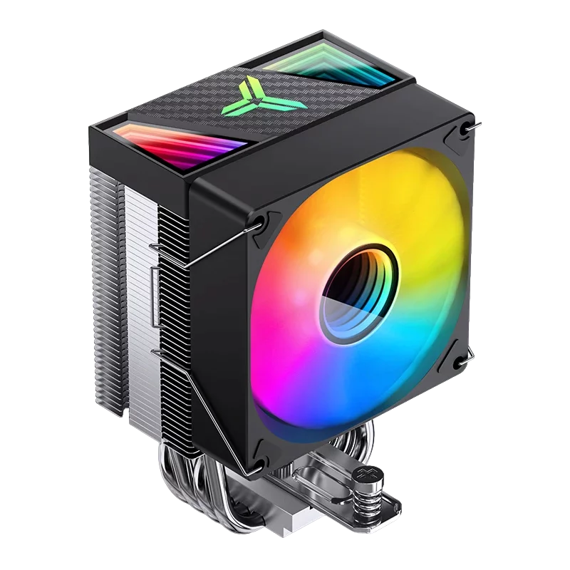 Кулер для процессора/ CPU Cooler JONSBO CR-1400 V2 ARGB (180W, 4-pin PWM, 133mm, Al/ Cu, 4x6mm, ARGB, 1x92mm, 38.2CFM, 33.8dBA, 2200RPM, S: 1700/ 1200/ 115X, AM4/ AM5 Black) (CR-1400 V2 ARGB BLACK)