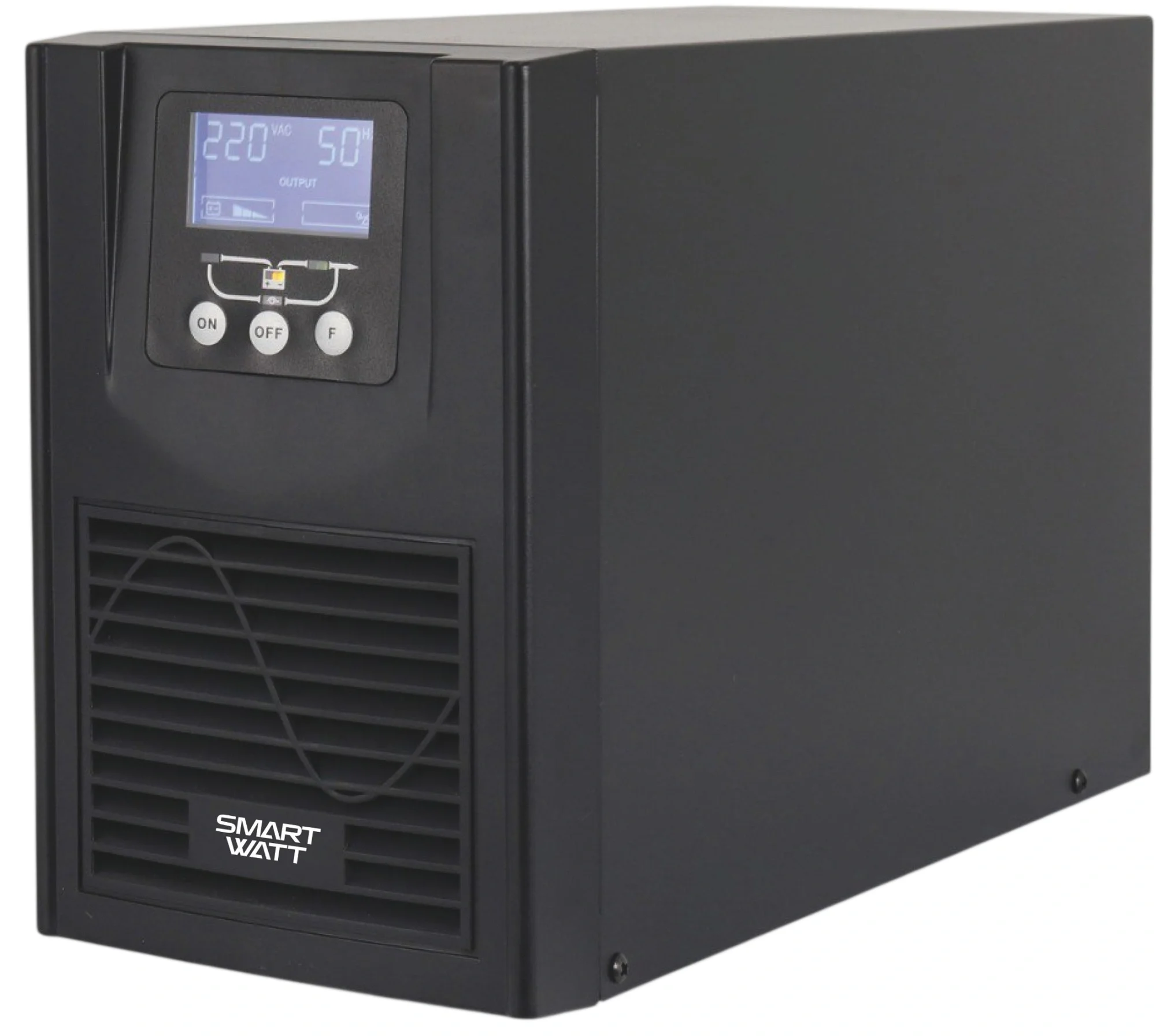 Источник бесперебойного питания Smartwatt IEC 1kVA 1000Вт 900ВА черный (3703020740002)