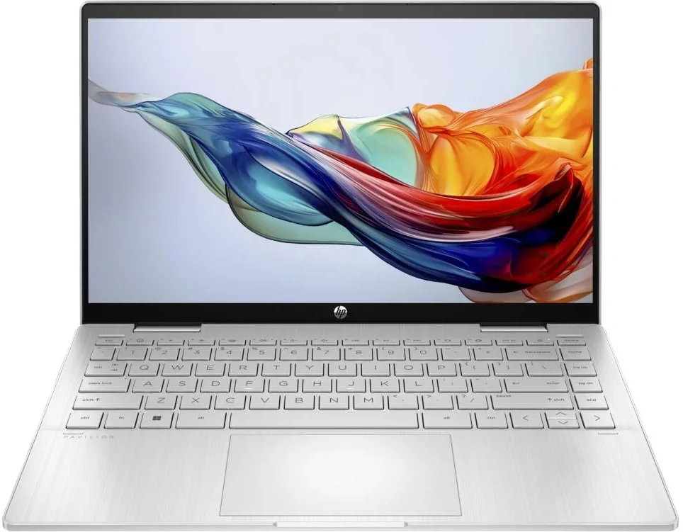 Ноутбук HP Pavilion 14-EK200 14" 1920x1080/ Core Ultra 5-120U/ RAM 16Гб/ SSD 512Гб/ Windows 11 Home серебристый 1.6 кг 8X328AV-1