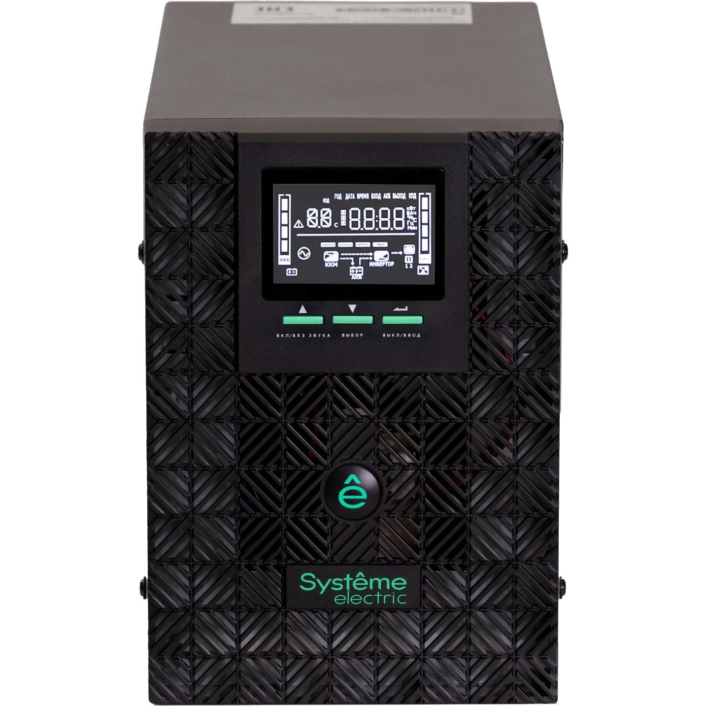 Источник бесперебойного питания Systeme Electric Smart-Save SMT, 1000VA/ 800W, Line-Interactive, LCD, Out: 3xSchuko, SNMP Intelligent Slot, без встроенных батарей (SMXSE1000T)