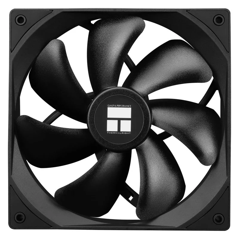 Кулер для корпуса/ Case Cooler Thermalright TL-C14C (140x140x25mm, 4-pin PWM, 75.8CFM, 26.4dBA, 1500RPM, Black)