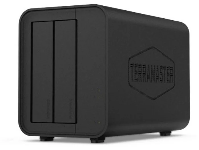 TerraMaster D2-320 DAS tower/ JBOD,RAID0,1/ up to 2 SATA(3,5' or 2,5')/ 1xUSB3.1 Type-C gen2/ 1xPS/ 1YW