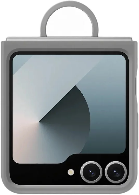 Чехол (клип-кейс) Samsung для Samsung Galaxy Z Flip6 Silicone Case Flip 6 (F741) серый (EF-PF741TJEGRU)