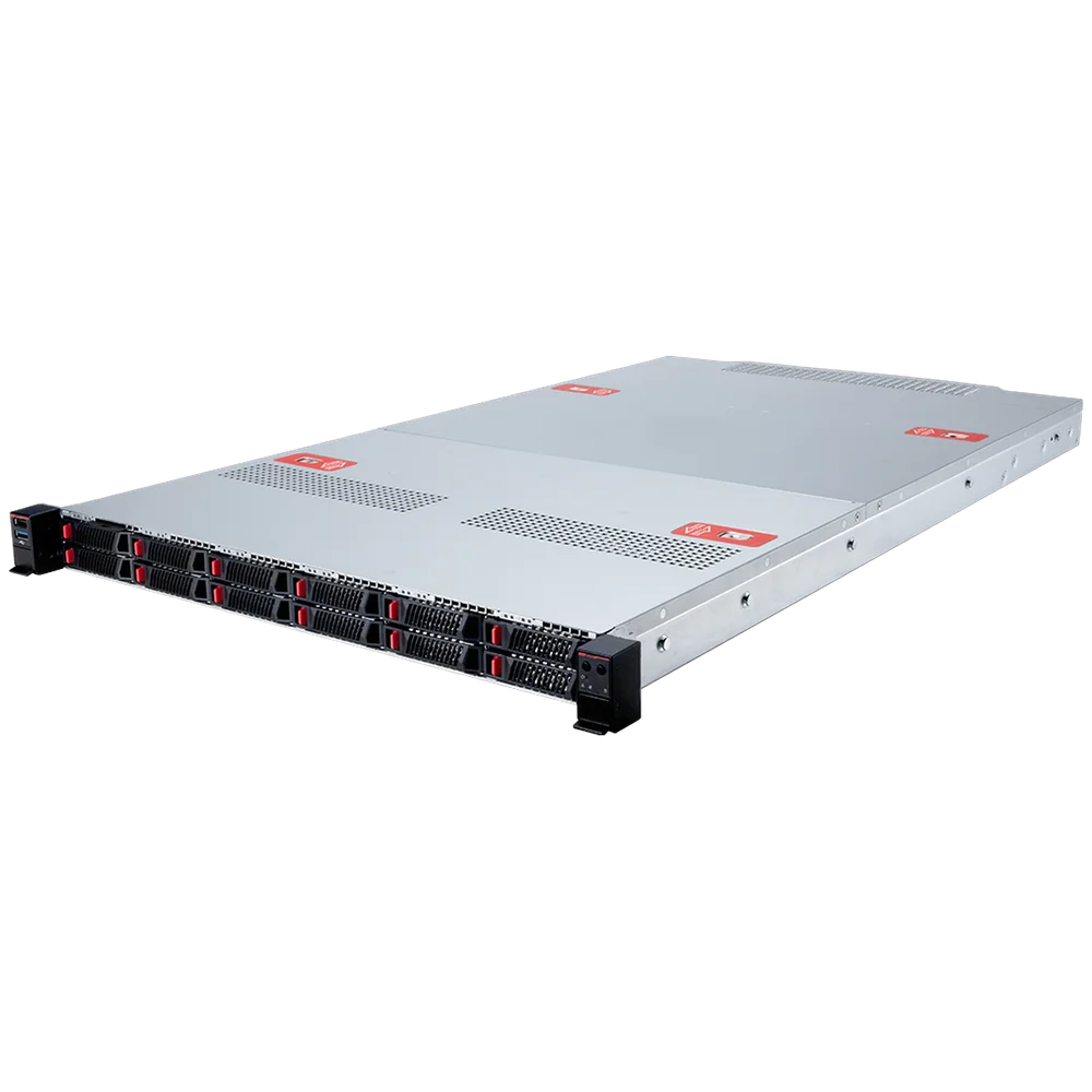 Серверная платформа MSI S5062X170RAU12 Rack 1U, 2xIntel Xeon 6 (LGA4710), 32xDDR5/6400, 12x2.5" U.2 NVMe + 2xE1.S 9.5mm rear, 2xM.2 2280/22110 PCIe5x2, 2xPCIe5 x16 + OCP3.0, Mgmt 1GbE, 2x2000W, Rails