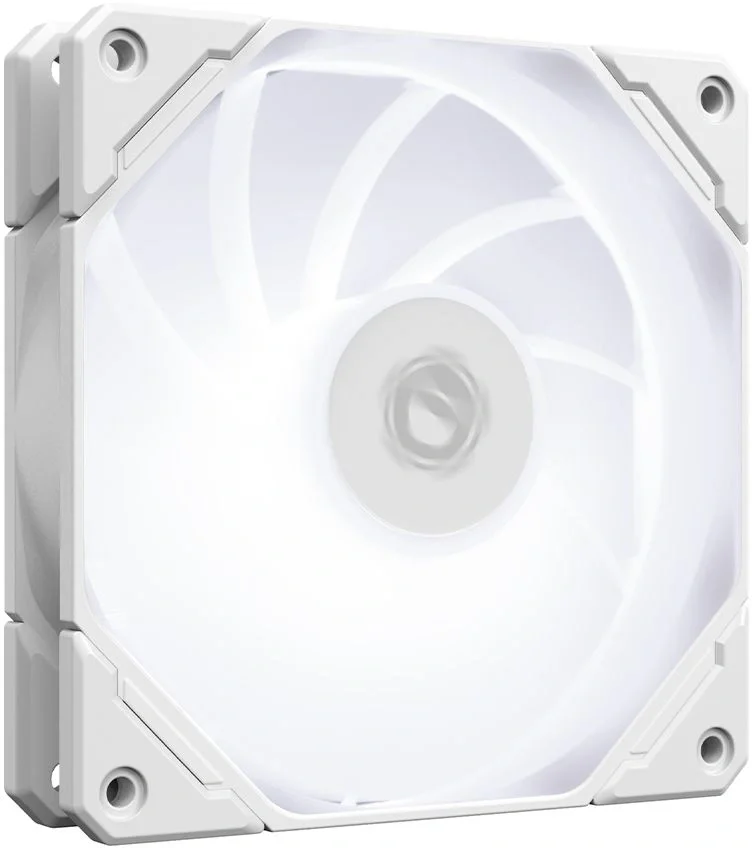 Вентилятор для корпуса ID-COOLING TF-12025-PRO SW (120mm, 1500rpm, 70 CFM, 28.9 дБ, PWM 4-pin, white) (TF-12025-PRO SW)