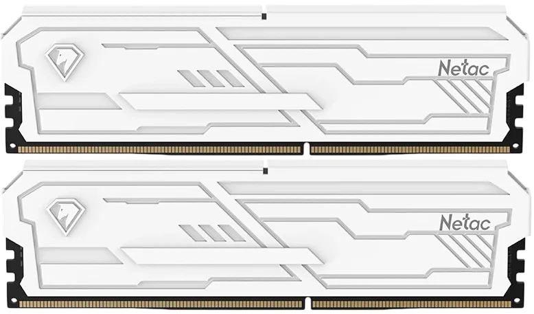 Оперативная память Netac Shadow III DDR5-6000 (PC5-48000) 32GB (2x16GB) C30 30-38-38-76 1.4V XMP Dual DIMM White (NTSHD5P60DP-32W)