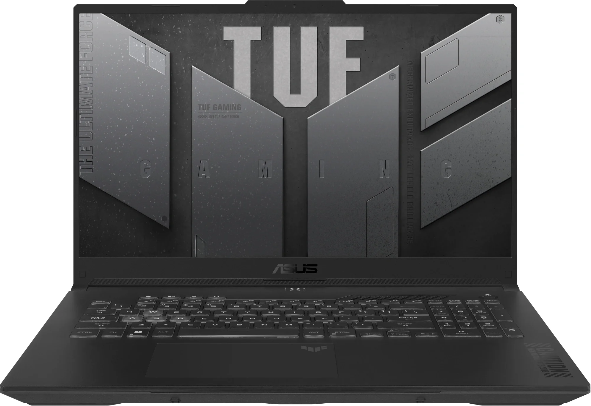 Ноутбук Asus TUF Gaming A16 FA607NUQ-WS73 Ryzen 7 170 16Gb SSD512Gb NVIDIA GeForce RTX4050 6Gb 16" IPS WUXGA (1920x1200) Windows 11 Home Multi Language grey WiFi BT Cam (90NR0QF3-M00CF0)