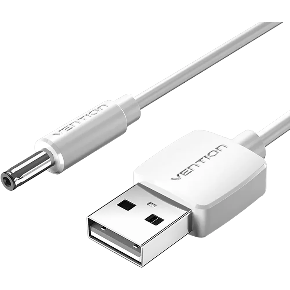 Кабель Vention USB AM/ DC-jack 3.5мм M - 0.5м Белый (CEXWD)