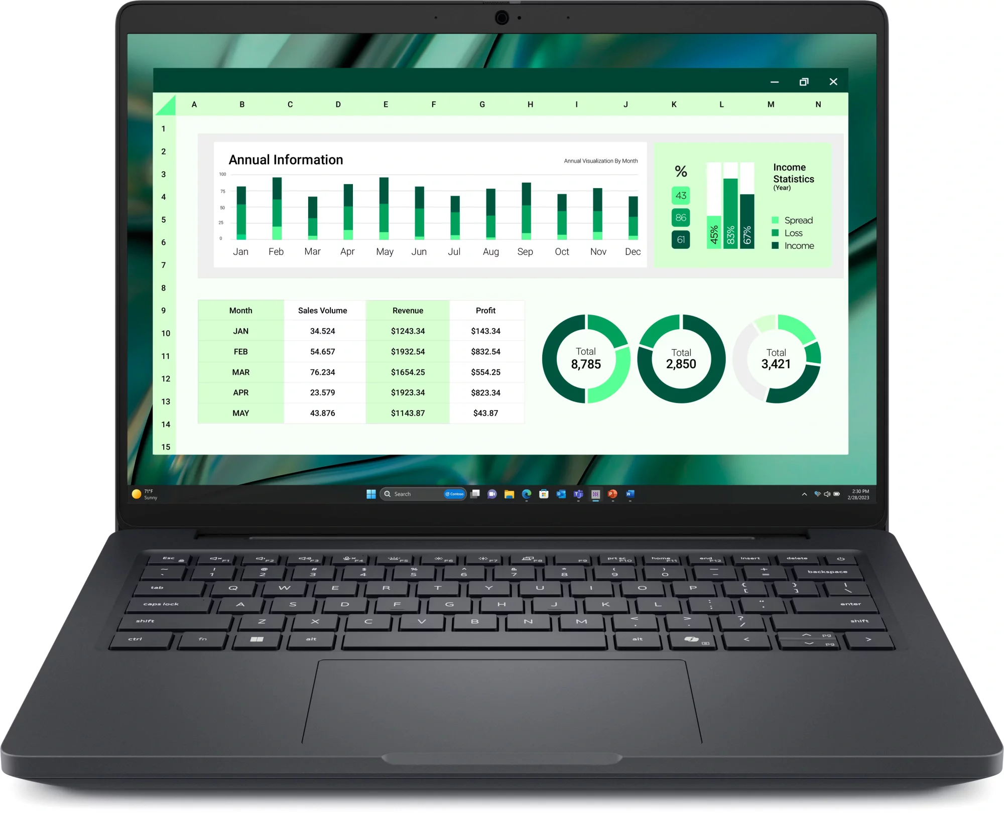 Ноутбук Dell Pro 14 Max Core Ultra 7 265H 32Gb SSD512Gb Intel Graphics 14" WVA FHD+ (1920x1200) Linux grey WiFi BT Cam (PRO14PL-5659)