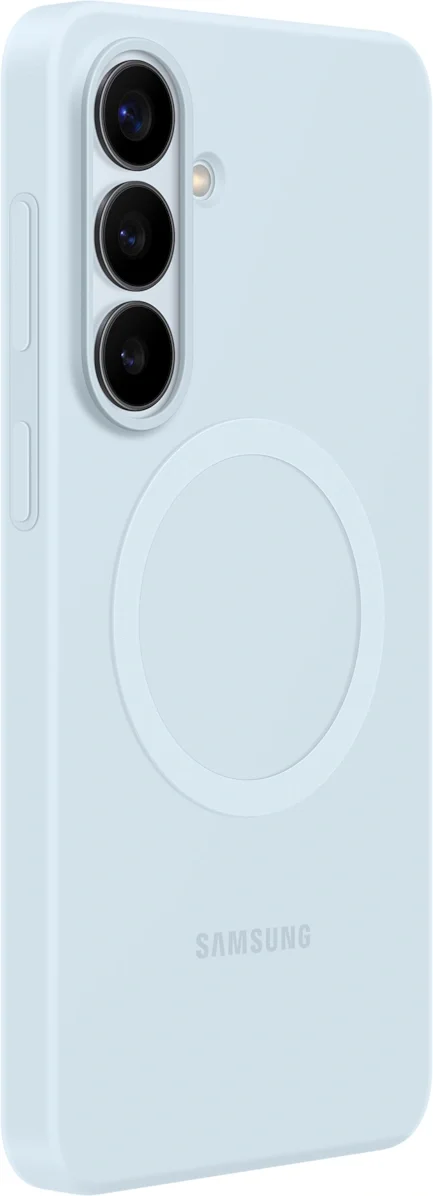 Чехол (клип-кейс) Samsung для Samsung Galaxy S26+ Silicone Magnet Case with MagSafe голубой (EF-ES947CLEGRU)