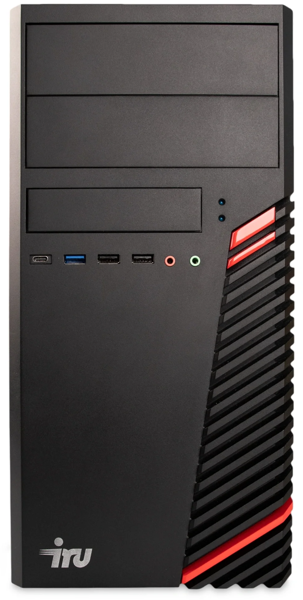 Компьютер IRU Planio 310H6SM MT i3 12100 (3.3) 8Gb SSD256Gb UHDG 730 Windows 11 Pro 64 GbitEth 400W черный (RUS) (2161262)