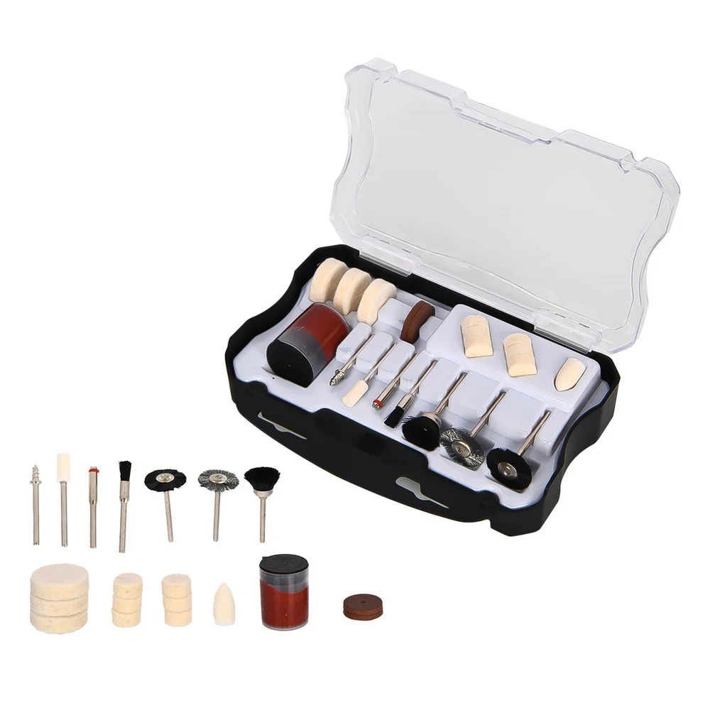 Набор оснастки для гравера (20 шт) Deli DH-ZMT02-EH1 хвостовик 3,2мм, пласт. кейс