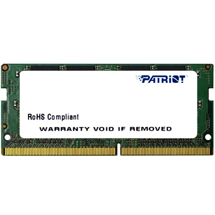 Память оперативная Patriot 16GB DDR4 2666MHz PC4-21300 CL19 SO-DIMM 260-pin 1.2V dual rank RTL (PSD416G26662S)