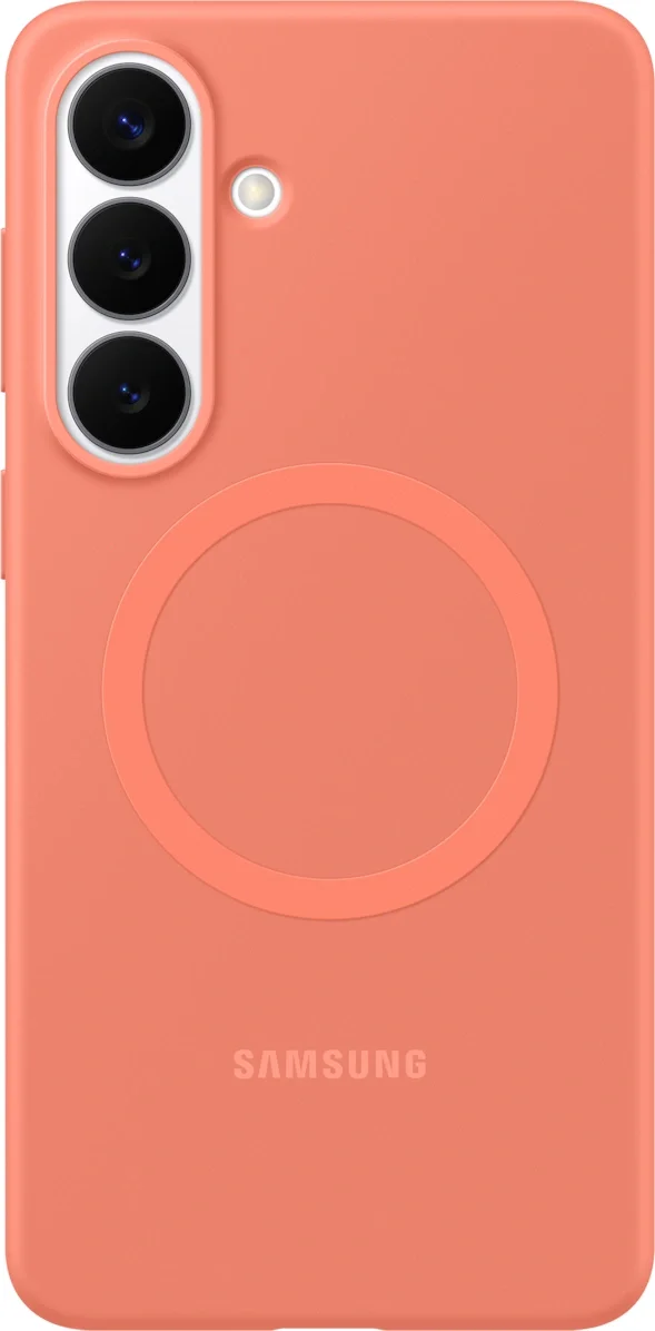 Чехол (клип-кейс) Samsung для Samsung Galaxy S26+ Silicone Magnet Case with MagSafe коралловый (EF-ES947COEGRU)