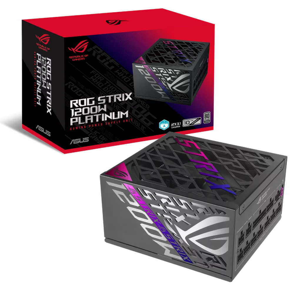 Блок питания ПК ASUS ROG-STRIX-1200P-GAMING (90YE00W0-B0NA00)