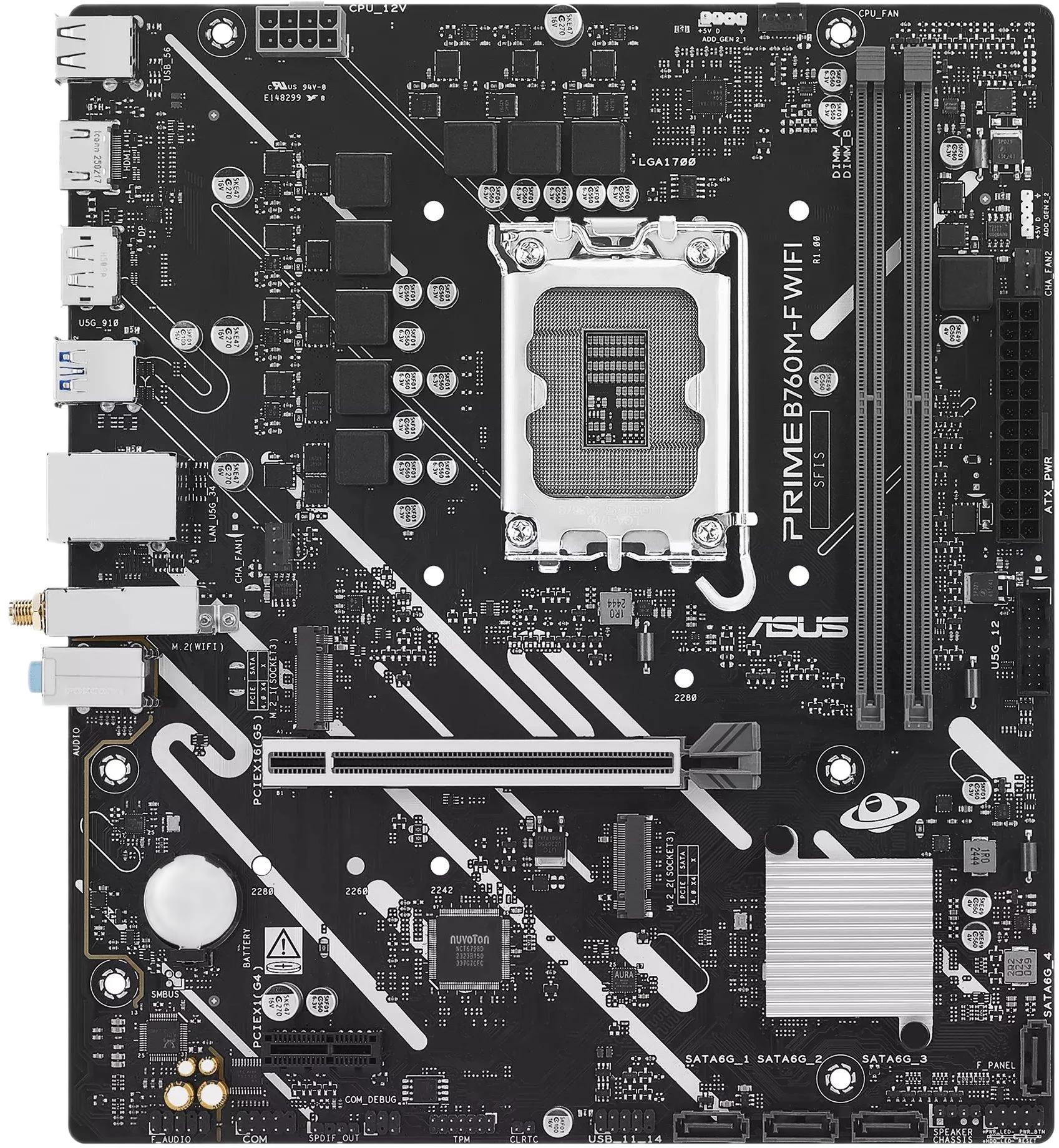 Материнская плата/ PRIME B760M-F WIFI (90MB1N00-M0EAY0)