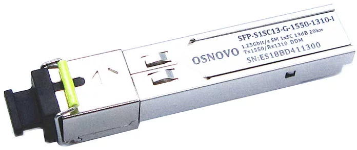 Модуль Osnovo SFP-S1SC13-G-1550-1310-I