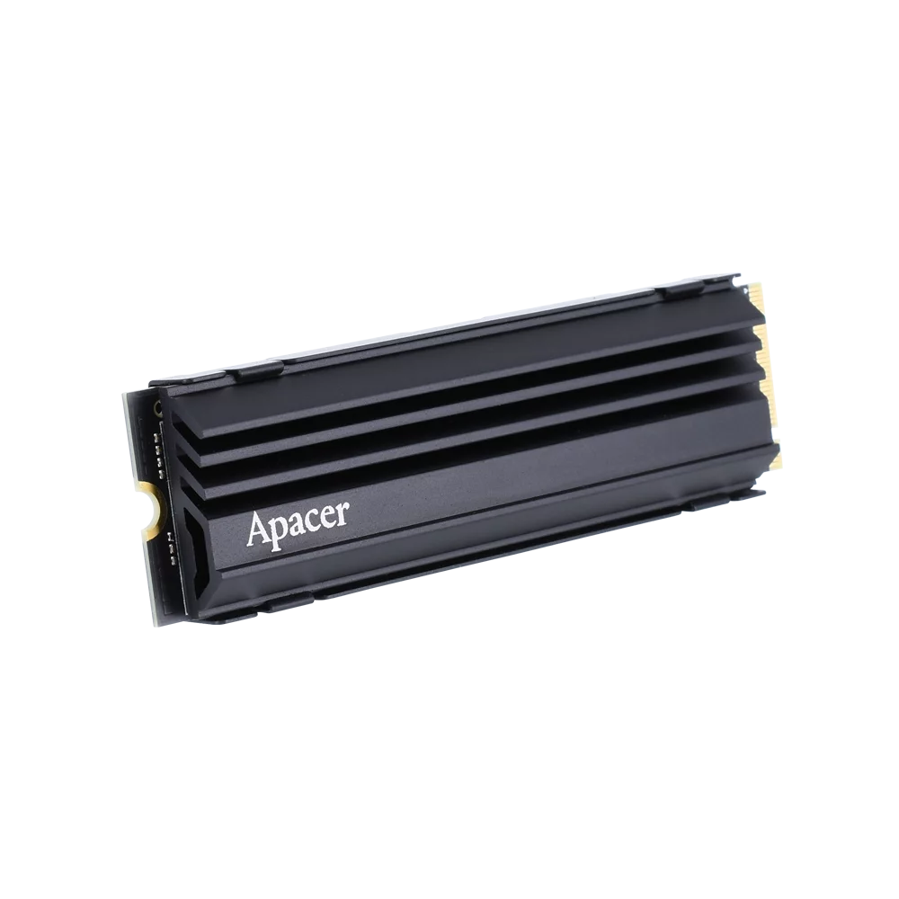 Твердотельный накопитель Apacer SSD AS2280Q4U 4TB M.2 2280 PCIe Gen4x4, R7400/ W6800 Mb/ s, 3D NAND, MTBF 1.6M, NVMe, 3000TBW, Retail, Heatsink, 5 years (AP4TBAS2280Q4U-1)