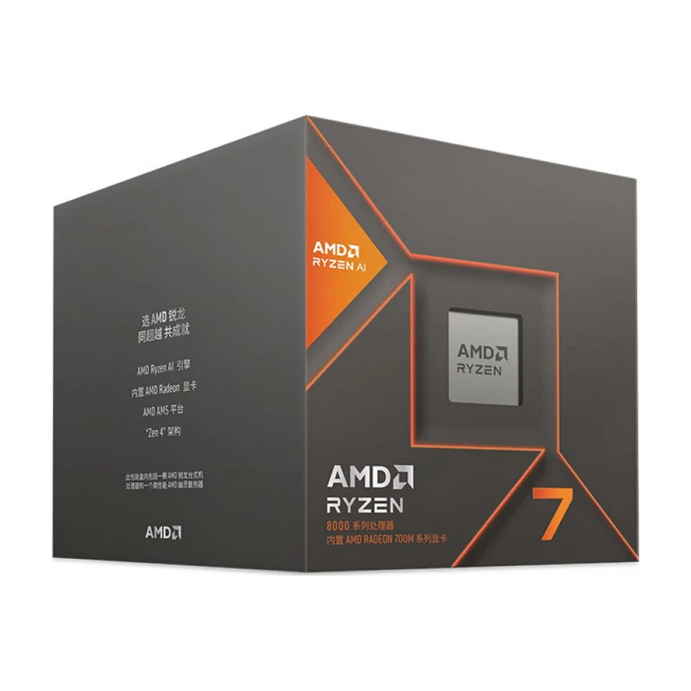 Центральный Процессор AMD RYZEN 7 8700G BOX (Phoenix, 4nm, C8/ T16, Base 4,20GHz, Turbo 5,10GHz, RDNA 3.0 Graphics, L3 16Mb, TDP 65W, SAM5) (100-100001236CBX)