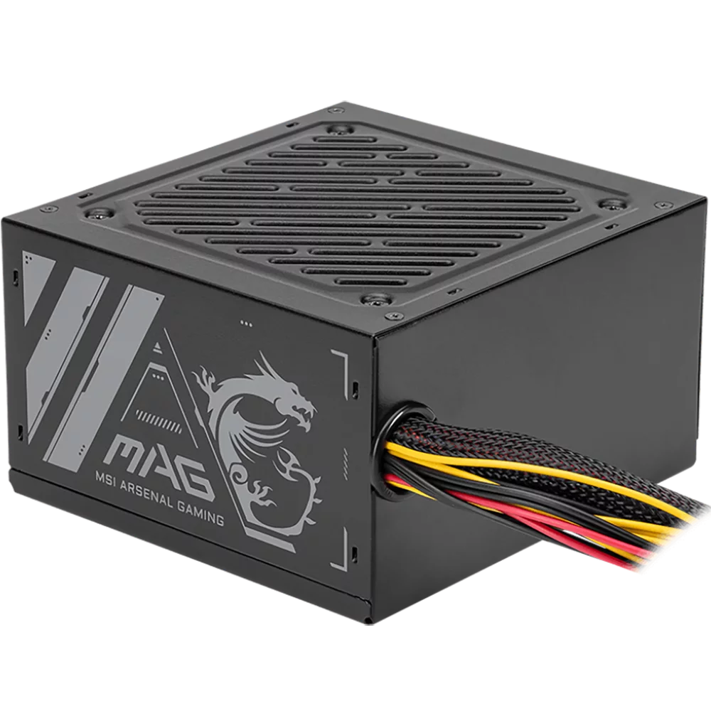 Блок питания Компьютер MSI MAG A500N-H 500W, Non-Modular (306-7ZPGX11-HH9)